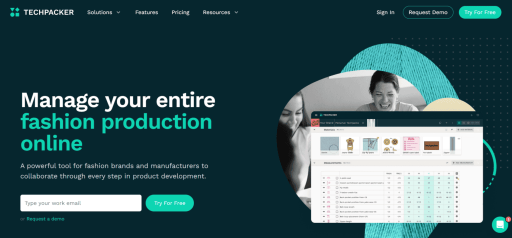 Tech pack software