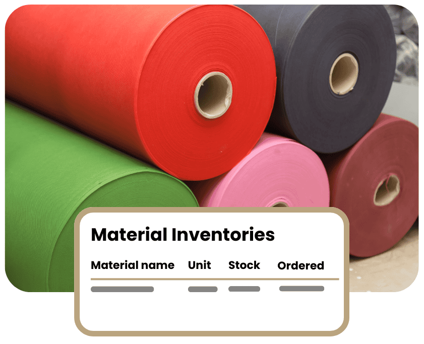 Material inventory management