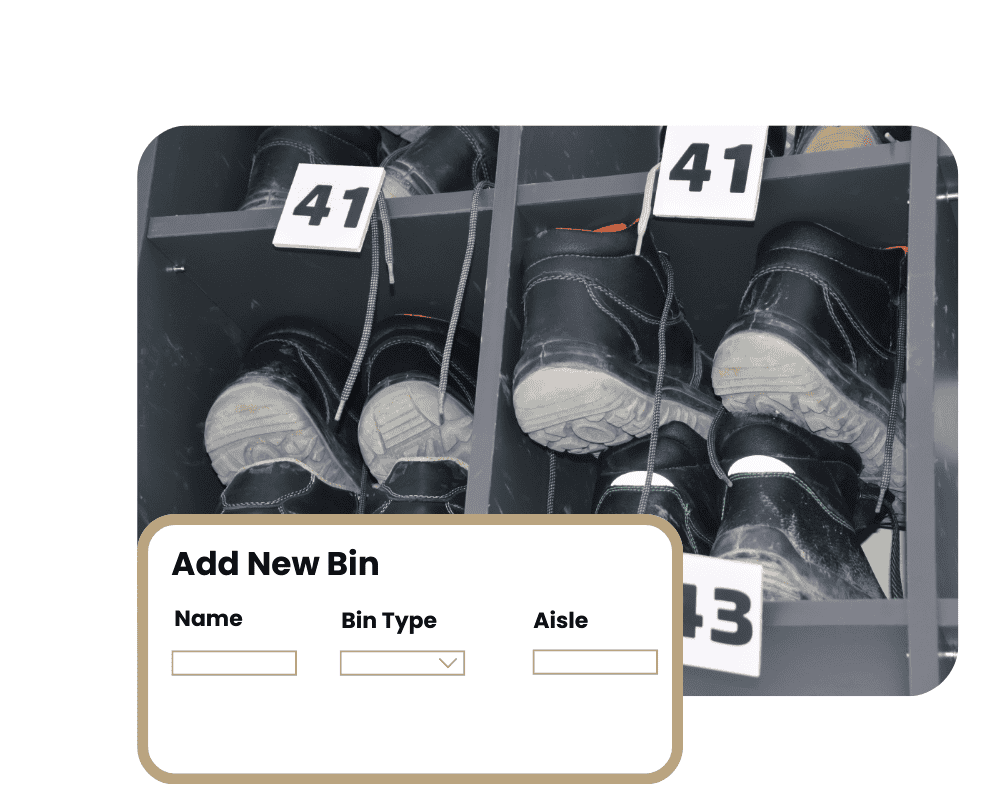 Inventory management system for footwear brands