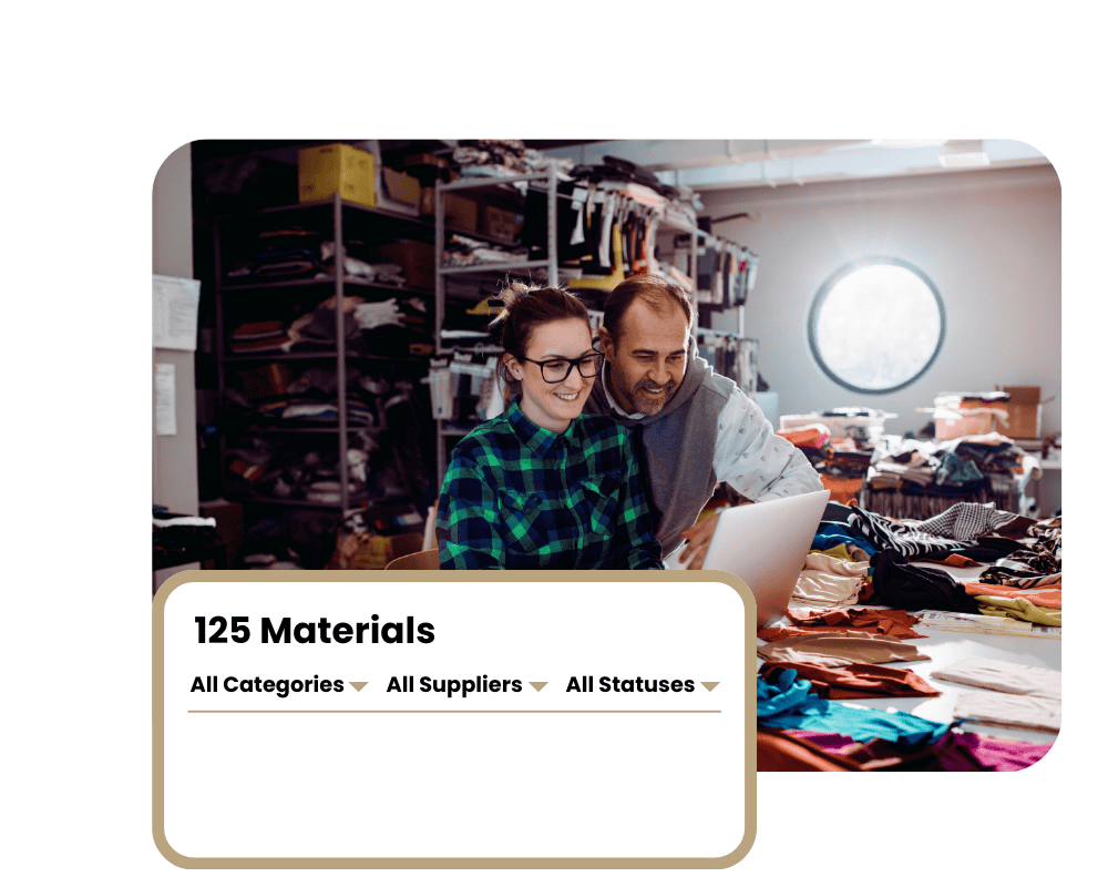 Footwear material inventory management system